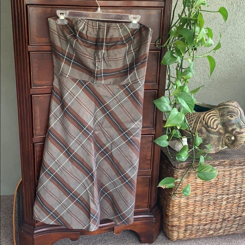 Banana Republic Plaid Dress
